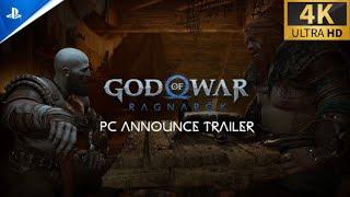 GOD of WAR Ragnarok - PC Announce Trailer 4k