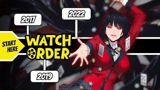 Here is the Order for Kakegurui Movie Marathon