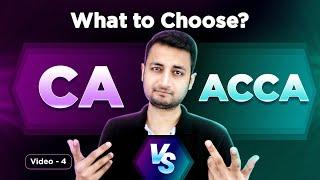 CA Vs ACCA | Indian CA Vs Global CA | Which is Better ? | Commerce Career Comparison Course