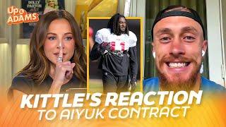 49ers George Kittle REACTS to Brandon Aiyuk's 4-Year, $120M Contract amid Trade Buzz