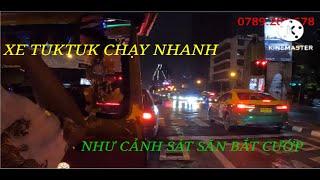 #54 Trải nghiệm đi xe tuktuk trên đường phố Bangkok | Trải Nghiệm Bốn Phương