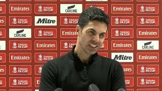 Arteta on losing FA Cup tie to 10 man Manchester United on penalties