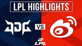 JDG vs WBG Highlights ALL GAMES | LPL 2025 Split 2 Playoffs | JD Gaming vs Weibo Gaming