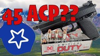 Testing Ammo Law Enforcement Use in Alaska on Large Game | Critical Duty 45 Auto +P 220 gr FlexLock