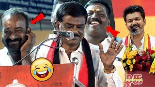 Vijay Straight'ah CM ஆகிடுவாராம்  Double Meaning Speech Sivaji Krishnamurthy Latest Dmk news TVK