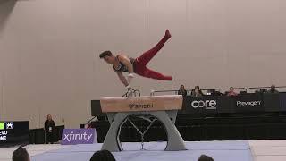 Brody Malone -  Pommel Horse  - 2024 Winter Cup -  Senior Men Day 1