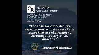 EMEA CCS 2024 testimonials from past attendees #centralbanks #currencynews  #globalpayments #cash