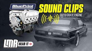 302ci BluePrint Engine Sound Clips in a Fox Body Mustang: Camshaft Idle, Take Offs, & Fly-bys