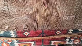 Handicraftsman craftsman worker working rugs workshop manufacture manual labor using hands weaving