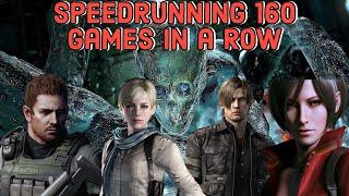 I Had to Play the WORST Resident Evil Game During a Speedrun Marathon with 160 Games in a Row