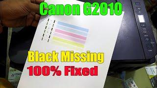 Canon G2010 Black ink Not Printing | Canon G2010 Not Printing (2024 FIX)