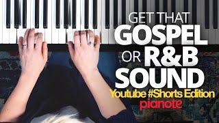 Learn This Gospel Piano Trick Super Quick!  (1Min Piano Lesson) #Shorts