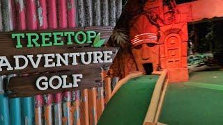 Treetop adventure golf in Cardiff - all 37 holes of fun crazy golf