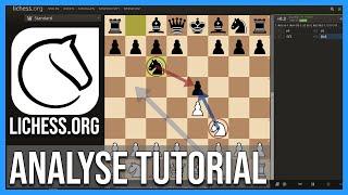 Wie analysiere ich meine Partien mit lichess? || Lichess Tutorial