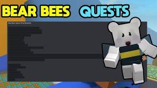 ALL NEW BEE BEAR QUESTS AND REWARDS LEAKED |BEESMAS 2024| (Bee Swarm Simulator)