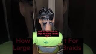 How To Part For Large Knotless Braids #knotlessbraid #Braids #knotlessboxbraids #individualbraids