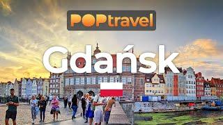 GDANSK, Poland  - Evening Tour - 4K with captions