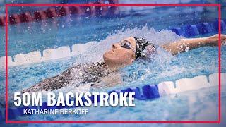 Katharine Berkoff Sets new American Record | 50 Backstroke | Phillips 66 International Team Trials