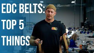 Top 5 Things You Should Know Before Buying Your 1st EDC Belt