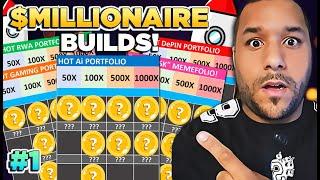  50X - 1000X $MILLIONAIRE Portfolio BUILDS! YOU'RE 100% MAKING MONEY GUARANTEED! | Part 1