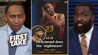 FIRST TAKE | Warriors going to NBA Finals - Stephen A. on Steph Curry shines 28 Pts to beat Knicks