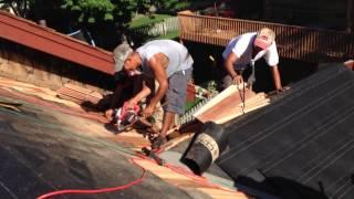 Eric Rogers Roofing Cedar Wood Shake Roof Installation