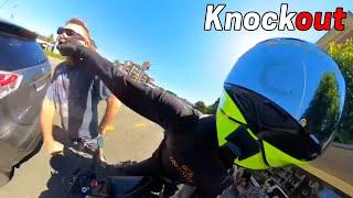 When Bikers Fight Back - Karens vs Bikers - Motorcycle Moments 2024