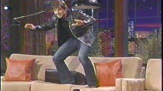 Tom Cruise jumping on Jay Leno's couch at 3:26