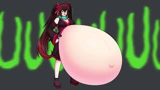 Vore and burp animation