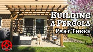 Cutting and Installing the Rafters, Cutting the Purlins | BUILDING A PERGOLA | Part 3