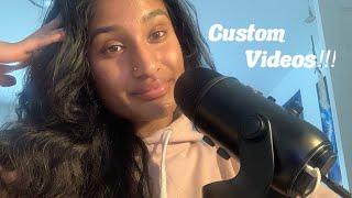 ASMR CUSTOM VIDEO ANNOUNCEMENT 