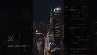 Midtown Blue Hour and Night #drone #nyc #thenewyorker #madisonsquaregarden