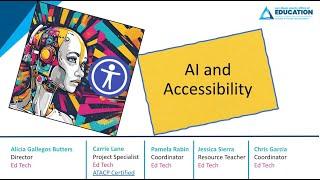 Accessibility Network: AI and Accessibility