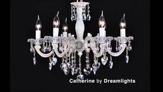 【DREAM LIGHTS獨家首創】法式鄉村風古典白金客廳水晶吊燈 Catherine 6004-8|現代風|簡約設計|客製化流行水晶燈飾