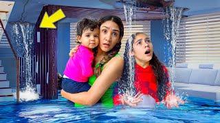 Our New HOUSE Got FLOODED!! *Water Rushing* | Jancy Family