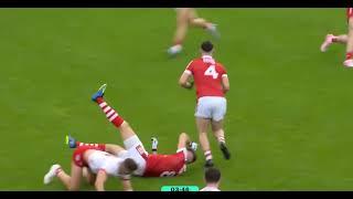 BIG IAN MAGUIRE HIT - CORK V TYRONE - 2024 FOOTBALL CHAMPIONSHIP