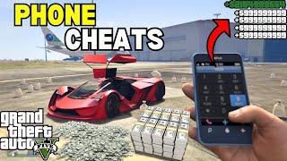 GTA 5 - NEW SECRET PHONE CHEAT CODES 2023 (Sport Cars, God Mode... / All Consoles & PC)