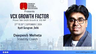 VCx Talks - Growth Factor |  Deepesh Meheta