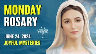 Monday Rosary ️ Joyful Mysteries of the Rosary ️ June 24, 2024 VIRTUAL ROSARY