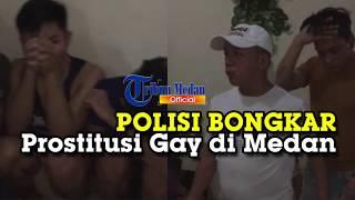 Rekaman Detik detik Polisi Bongkar Prostitusi Gay Berkedok Pijat di Kompleks Tasbi II Medan