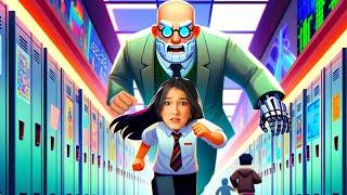 ESSE NOVO PROFESSOR DA ESCOLA ESTÁ ESTRANHO (Escape Albert's School Run) | Luluca Games