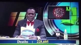 African tv host can t read coronavirus numbers UBER CRINGE [1]