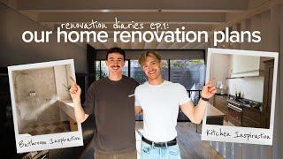 NEW HOME RENOVATION PLANS | kitchen, flooring & more