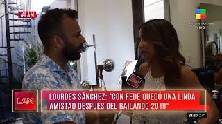 Lourdes Sánchez sobre los chats filtrados con Fede Bal: "Con él quedó una linda amistad"