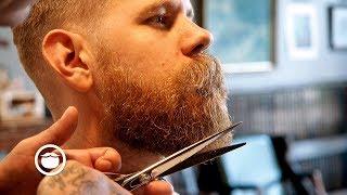 Classic Haircut and Beard Trim at Old School Barbershop