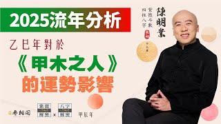 流年分析 | 2025乙巳年對甲木之人的運勢影響 | 以四柱八字來看《紫微解密》(字幕版)