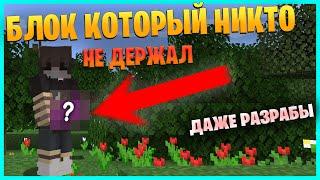 Я ПОДЕРЖАЛ БЛОК КОТОРЫЙ НИКТО НЕ ДЕРЖАЛ