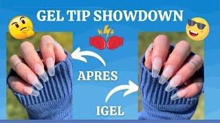 Gel Tip Showdown // Apres Gel-X vs IGel Beauty Pro Gel Tips // Gel Tips for Beginners