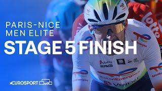 A STYLISH sprint victory  | Stage 5 Finish Paris-Nice 2024 | Eurosport Cycling