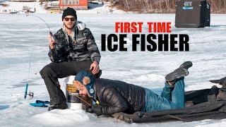 First Time Ice Fisher 
